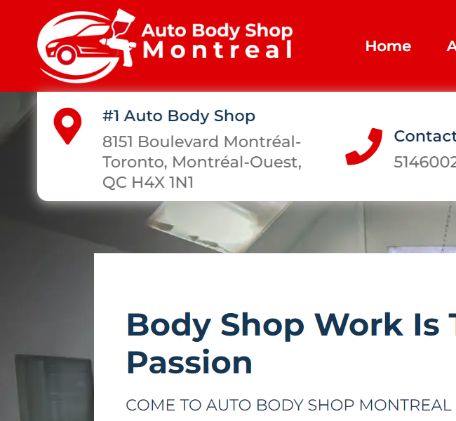 Auto Body Shop Montreal reviews