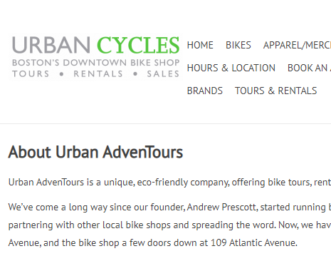 Urban Cycles: Boston's Downtown Bike Shop reviews