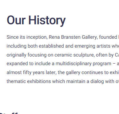 Rena Bransten Gallery reviews