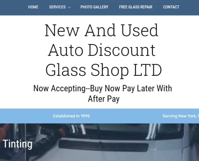 New And Used Auto Discount Glass Shop LTD reviews