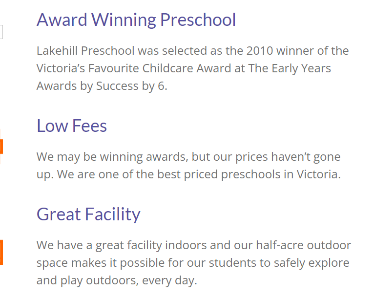 Lakehill Preschool reviews