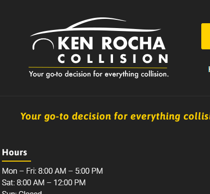 Ken Rocha Collision, LLC reviews