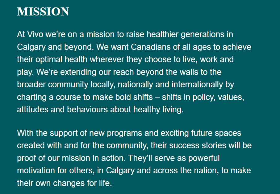 Vivo for Healthier Generations reviews