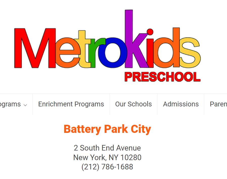 Metrokids Preschool - Battery Park City School reviews