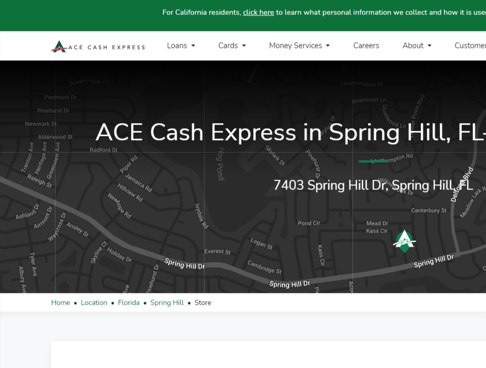 ACE Cash Express reviews