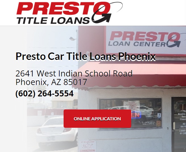 Presto Title Loans reviews