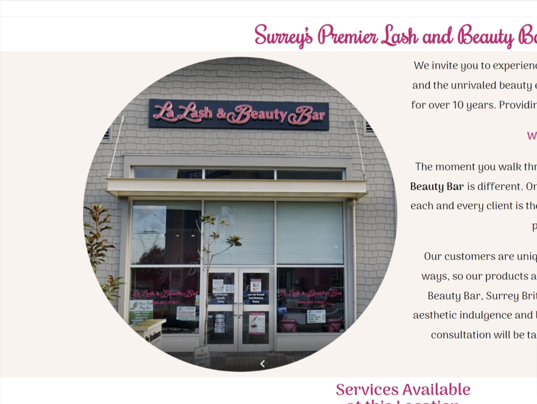 La Lash and Beautybar reviews