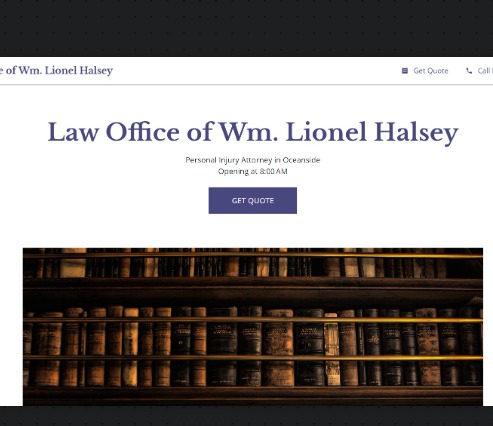 Law Office of Wm. Lionel Halsey reviews