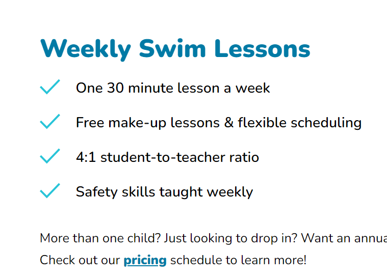 Goldfish Swim School - Carmel reviews